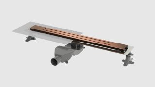 Душевой лоток Boheme Premium Trendy 983-80-CB 80 см брашированная медь